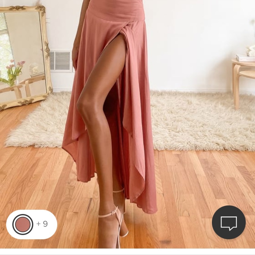 Lulus - O’Neil Ambrioso High-Low maxi skirt